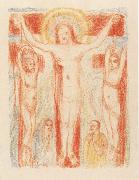 James Ensor Christ Crucified with Two Thieves painting